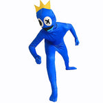 Cosplay Costumes Boy Halloween Blue Monster Jumpsuit Carnival Birthday Party Show Costume Girl Suit Horror Game Novelty Gift Set