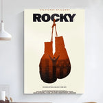 Rocky Balboa Classic Movie Poster Art Self-adhesive Art Small Poster HD Quality Poster Wall Art Painting Study Wall Decoration