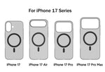 Luxury Matte Ultra Thin Clear For Magsafe Wireless Charge Case For iPhone 17 Air 16E 15 14 Plus 13 12 11 Pro Max Hard PC Cover