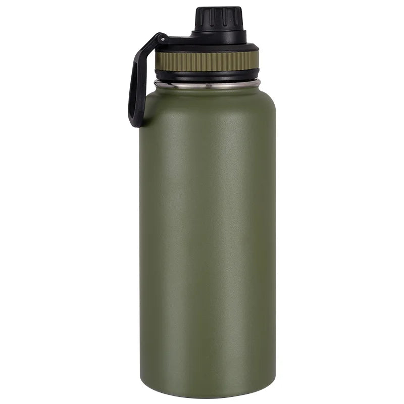 Large Sports Double Wall Stainless Steel  Water Drinking Bottle Insulated Mugs Thermos Vacuum Flask