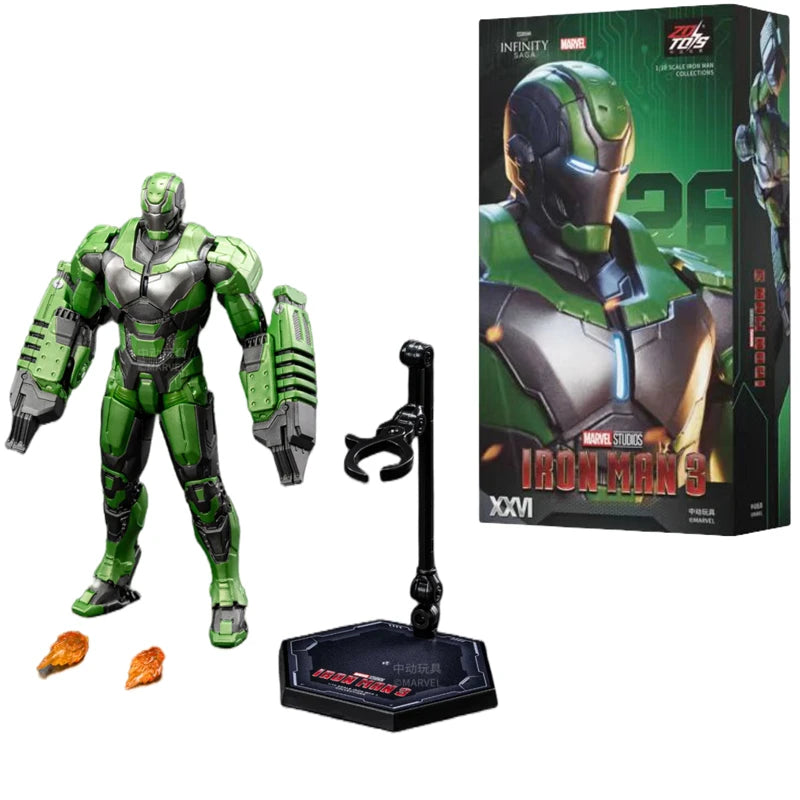 ZD Toys Marvel Studios Iron Man MK3 Action Figure MK35 MK24 MK40 MK38 Tony Stark Ironman Figure Action Collect Toy Gift