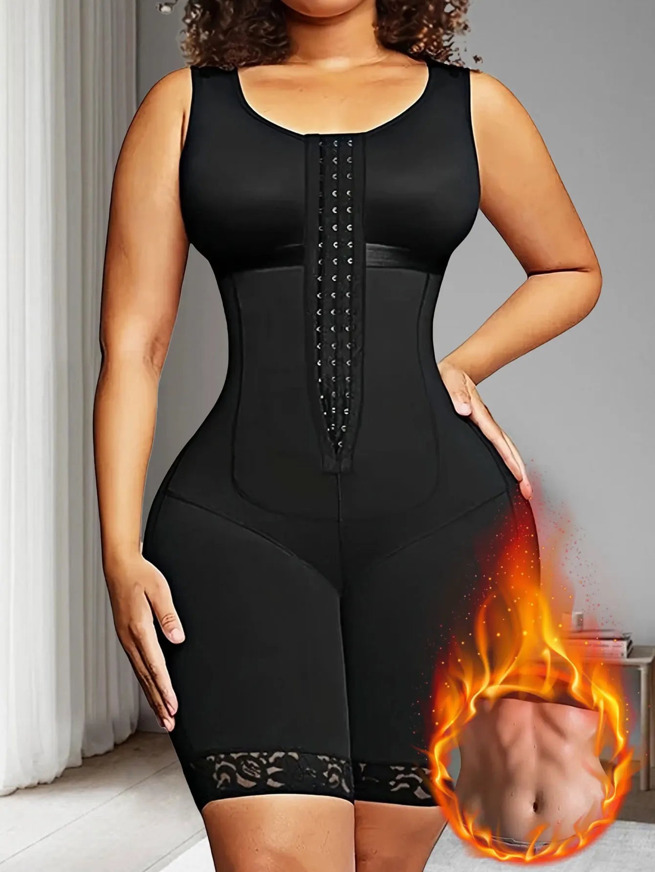 Women's Postpartum Full Body Shapewear Tummy Control Girdle Postoperative Compression Faja for Belly Fat Waist Sculpting