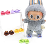 For LABUBU 3.0 Slipper Shoes Suitable for 17cm Cotton Dolls Shoes Boots Toys Casual Sports Shoes Dolls Accessories DIY Doll Toys