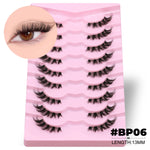 GROINNEYA Cat Eye Lashes Create Natural Look Half Eye Lashes With Winged Ends For Extended Eyelash For Daily Use