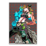 Anime JOJO Bizarre Adventure Retro Poster Canvas Wall Art Printing Waterproof Home Living Bed Room Bar Hallway Aesthetic Decor