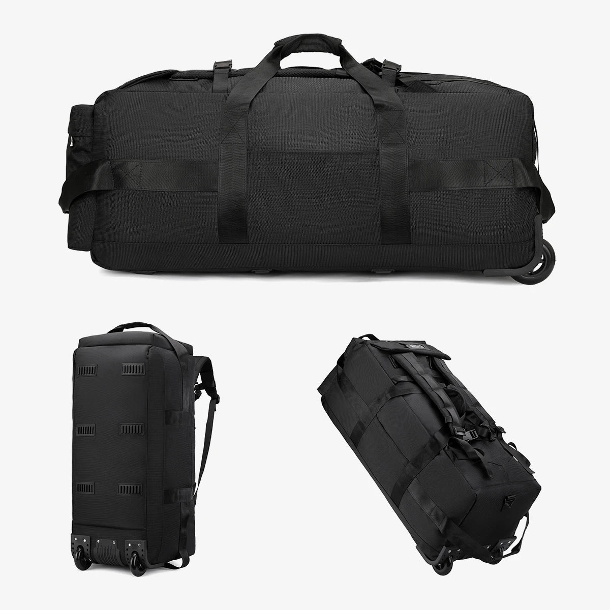Travel Bag, Large-Capacity Handbag, Portable Outdoor Hand Luggage, Roller Travel Bag, Convenient and Practical Unisex Duffel Bag