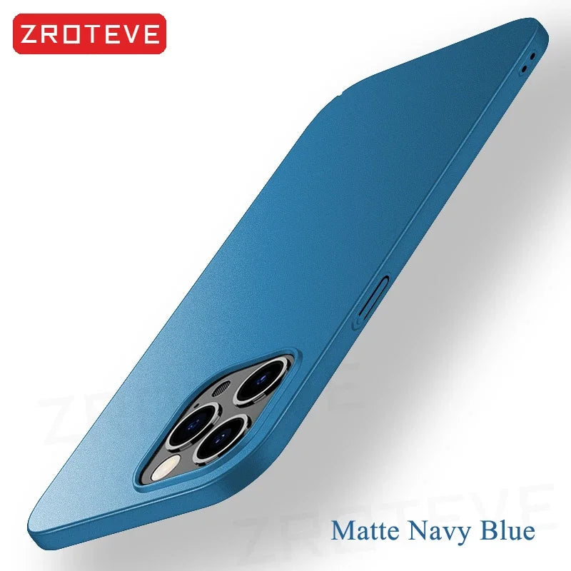 For iPhone17 Pro Max ZROTEVE Ultra Thin Matte Hard PC Cover For iPhone 17 16 e 16e 15 14 12 13 iPhone16 Plus iPhone13 Phone Case