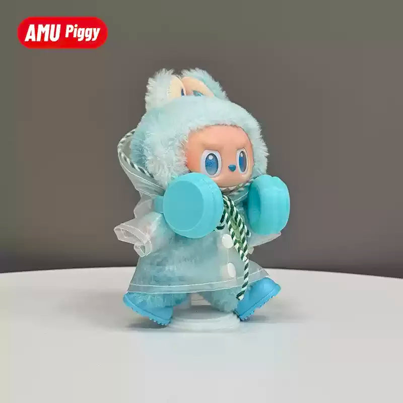 Doll Clothes: Baby Clothes Third Generation, Front High Energy Set, Sitting Party, Macaron,Only clothes