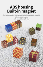 10-300pcs Magnetic Blocks Game Mine Magnet World Toys For Boys Girls STEM Montessori Sensory Cubes Game Toys Gift