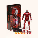 ZD Toys Iron Man Action Figure Mark 35 Red Snapper Iron Man MK 24 MK 22 MK 47 Tony Stark Ironman Figure Action Collect Toy Gift