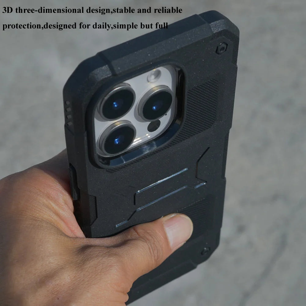 FATBEAR Tactical Military Grade Rugged Shockproof Armor Protective Shell Skin Case Cover for iPhone 16 Pro Max Plus