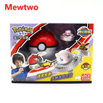 Genuine Pokemon Toys Ball Battle Gyro Pikachu Charmander Squirtle Mew Action Figure Model Pokeball Birthday Gift For Childre