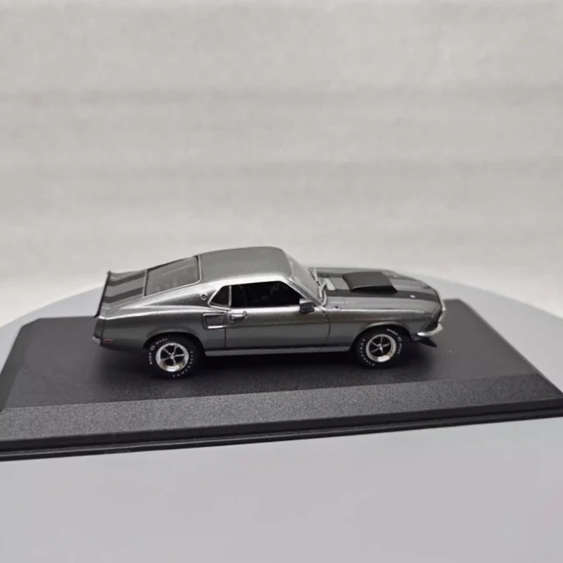 Greenlight Diecast 1/43 Scale 1969 Ford Mustang BOSS 429 Alloy Simulation Car Model Collection Display Toy Gift Souvenir