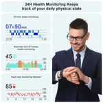 Blackview X20 Smart Watch with Health Monitoring Fitness Tracking 1.43” HD AMOLED Screen Bluetooth Watches for Men Women Gifts