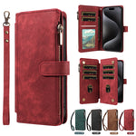 PU Leather Phone Case for IPhone 16promax 16e 15 14 13 mini 12mini 11promax plus 7 8plus XSMAX XR Flip Wallet Style Phone Cover