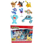 Pokemon Pikachu Figures Popplio Rowlet Cosmog Metang Eevee Litten Wobbuffet Pika Action Figure Toys for Children 8 Pcs / Set