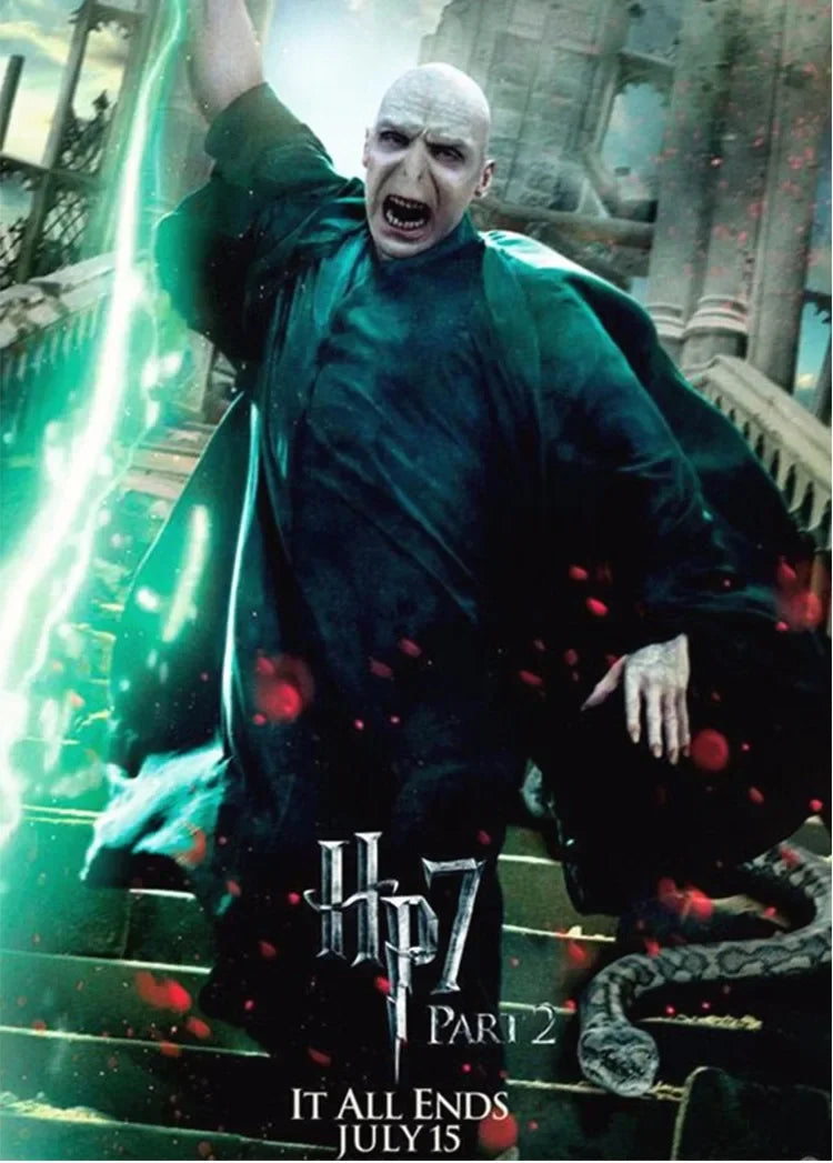 Adult Lord Voldemort Cosplay Costume Mask Halloween Cloak Long Party Robe Cape School Unifrom Outfit Stage Performance Clothing