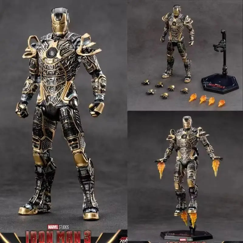 Hot Mk47 Mk41 Mk16 Iron Man Collectible Action Figure Toy Model For Boys Birthday Gift Movable Parts Robot Figurine Plaything