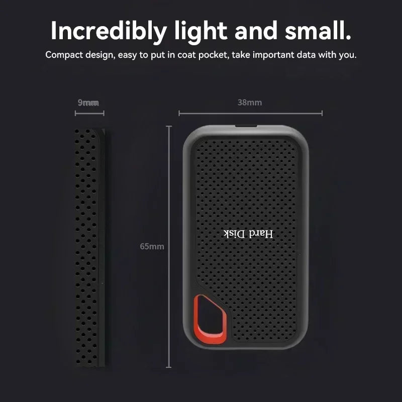 For xiaomil E61 Portable SSD 1TB ssd Hard Drive 2TB External SSD M.2 for SanDisk Laptop/Phones/mac Mobile Hard Disk HDD Storage