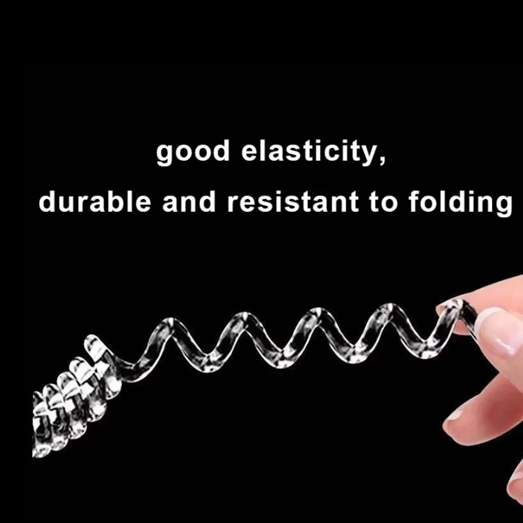 Labubu Anti Drop Buckle Silicone Rope Keychain Protection Ring Colorful Winding Fixed Anti Drop Labubu Accessories