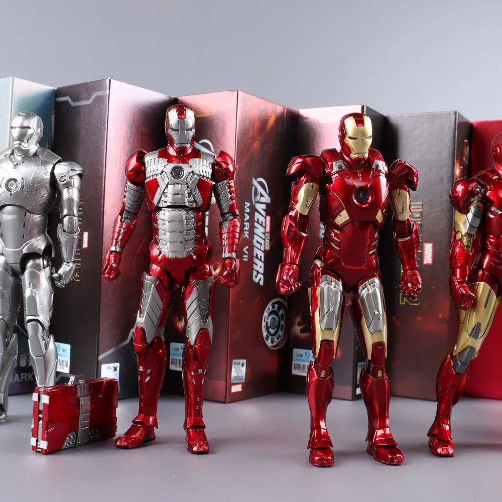 ZD Toys Marvel Studios Iron Man MK3 Action Figure MK35 MK24 MK40 MK38 Tony Stark Ironman Figure Action Collect Toy Gift