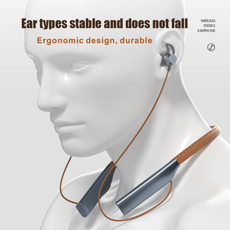 Wireless Bluetooth Earphones Wireless Headphones Magnetic Sport Neckband Neck-hanging Earbuds Wireless with Mic Bluetooth5.0