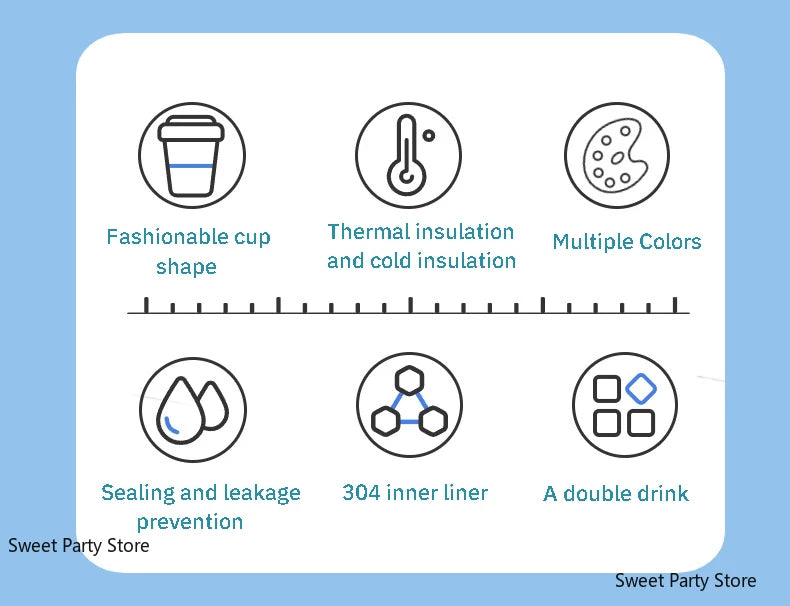 Tyeso 600/750/900/1050/1200ML Stainless Steel Thermos Bottle Car Coffee Cup Sports Water Bottles Keeps Cold and Heat Thermal Mug