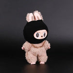 For labubu Big Into Energy Series clothes doll funny head cover mask gold necklace Travel Style Kid Toy For labubu Ropa