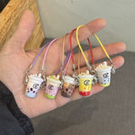 Labubu Doll Pendant Doll House Mini Simulation Milk Tea Cup for Labubu Accessories DIY Toys for Labubu Dress Up Accessories