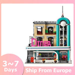 Restaurant Street View Brick Model – 2480-Piece Creative Building Set, Perfect Gift for Adults & Teens