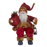 50cm Sitting Santa Clauses Decoration Fashionable Vivid Christmas Handiworks For Office