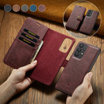 Detachable Magnetic Leather Cover for Samsung Galaxy S20 S21 S23 S24 FE S25 S22 Plus Note 20 Ultra A55 Wallet Card Holder Case