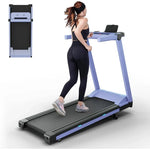 Superun Raceable Treadmill for Home, Walk Treadmill with 6% Incline 158 kg Weight Capacity