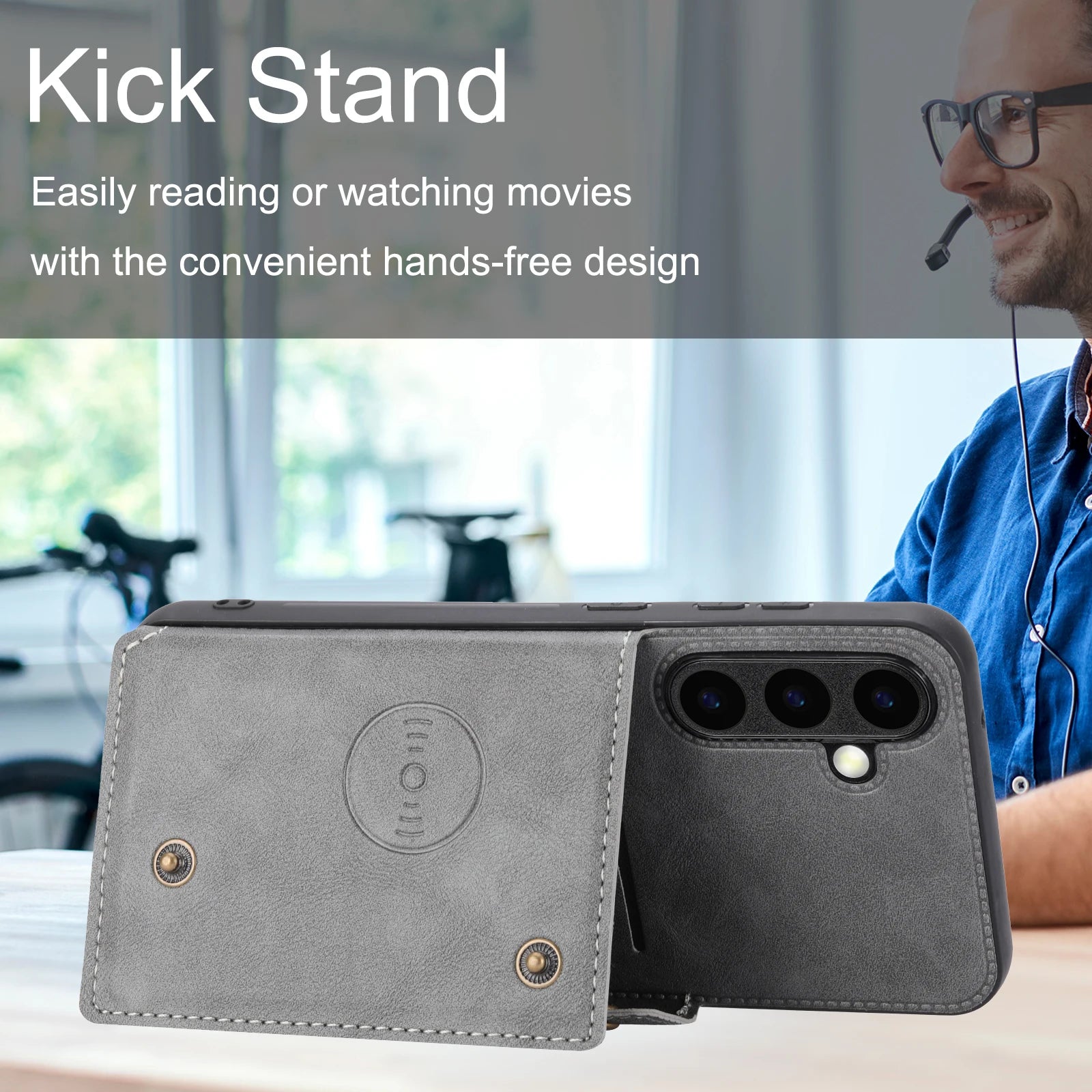 Card Holder Leather Case for Samsung Galaxy S25 Ultra S24 FE S23 S22 Ultra S21 S20 FE S10 Plus 5G Wallet Phone Cover Etui Coque