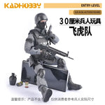 1/6 Action Figure Military Army 30cm Combat Swat Police Soldier With Gun Forces Model Toys