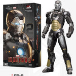 ZD Toys Marvel Studios Iron Man MK3 Action Figure MK35 MK24 MK40 MK38 Tony Stark Ironman Figure Action Collect Toy Gift