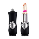 Flower Jelly Lipstick Set Temperature Change Moisturizer Flower Lip Stick Long Lasting Lip Balm Magic Color Change Lip Gloss Set