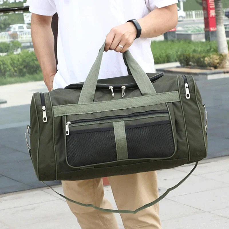 Travel Bag Large Capacity Handbag Portable Outdoor Carry Luggage Convenient Practical Male's Weekend Duffle Bags Random Letters