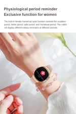 GUHUAVMI Smart Watch Women GPS Trajectory Heart Rate Blood Pressure NFC Bluetooth Call 1.27inch AMLOED Smartwatches Ladies