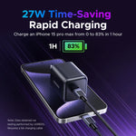 UGREEN 45W GaN Charger PD3.0 PPS QC3.0 Quick Charge For Samsung S25 S24 Ultra iPhone 17 16 15 Pro Max iPad Tablet Fast Charger