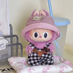 17cm Labubu Doll Clothes Capybara Cos Suit V1 V2 V3 Outfit Stylish Clothing Set for Plush Toy Dolls Accessories