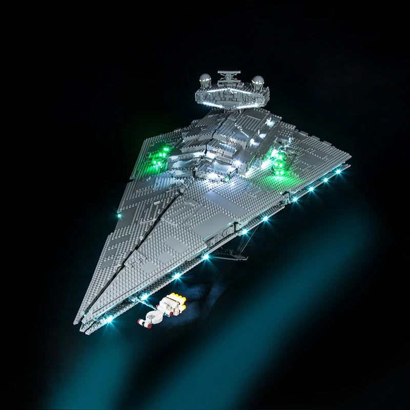 EASYLITE LED Light Set For 75252 Imperial Destroyer DIY Toys Blocks Bricks Only Lighting Kit Not Include Model