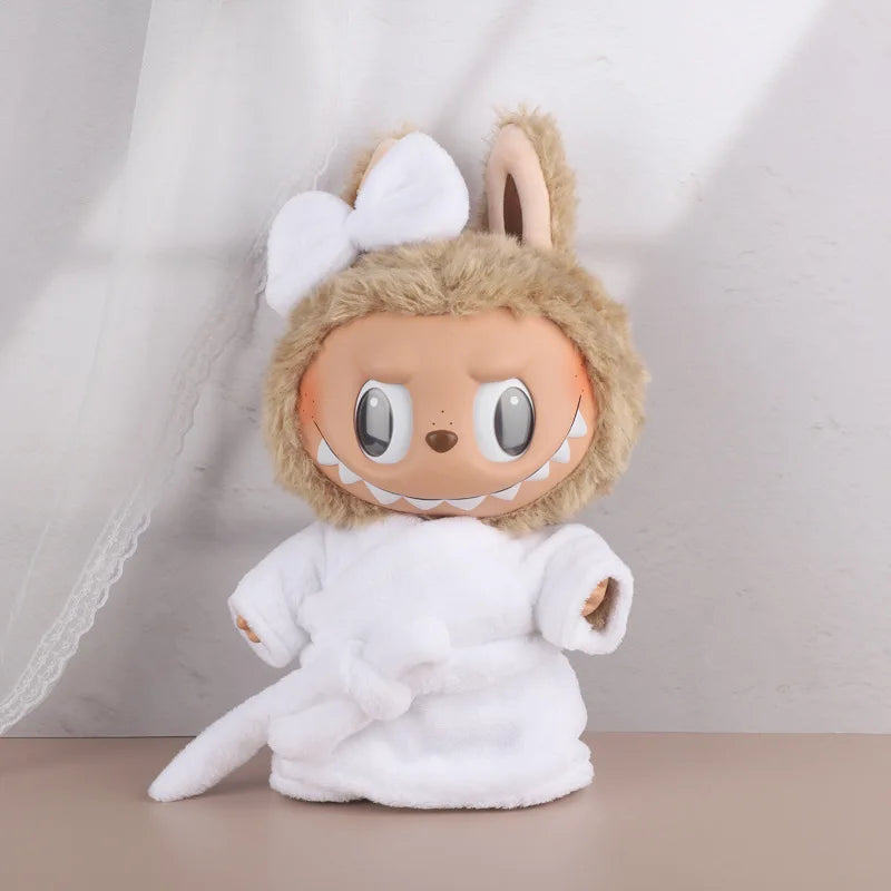 2025 New 38cm Labubu Hot Only Selling Clothes Labubu Mokoko Idol Doll Fashion Design Dress Coat Set Accessories Gift