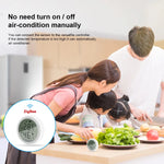 Tuya Smart ZigBee Thermometer Home Indoor Temperature And Humidity Sensor With LCD Display APP Voice Control Alexa Google Home