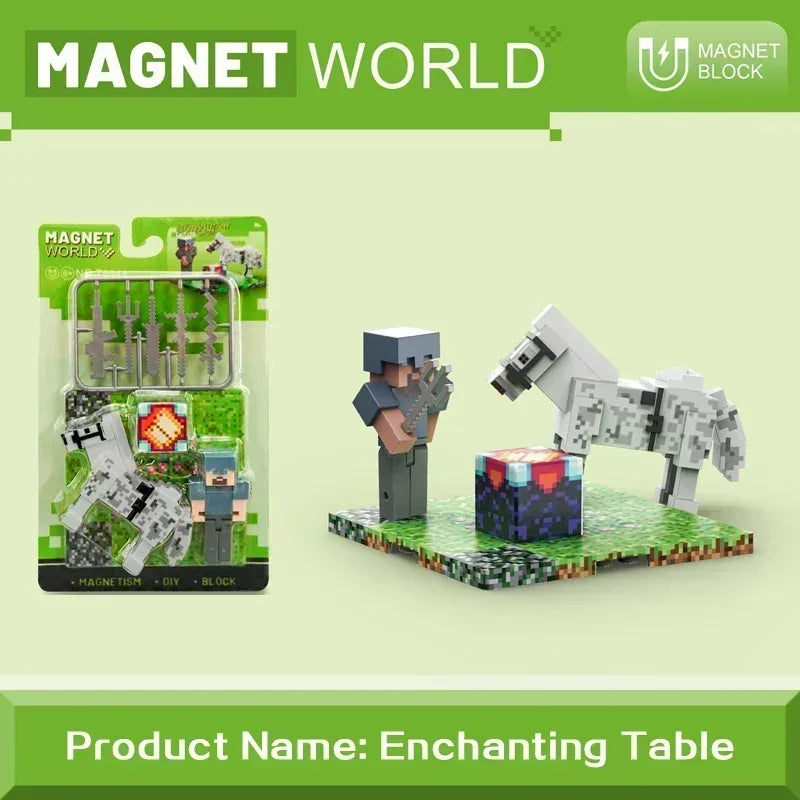 Magnetic Building Blocks Toys Gifts Magnetic Baseplate Role Children Magnet Brick Set Age 6+ DIY Strong Magnet Base Plate Toy