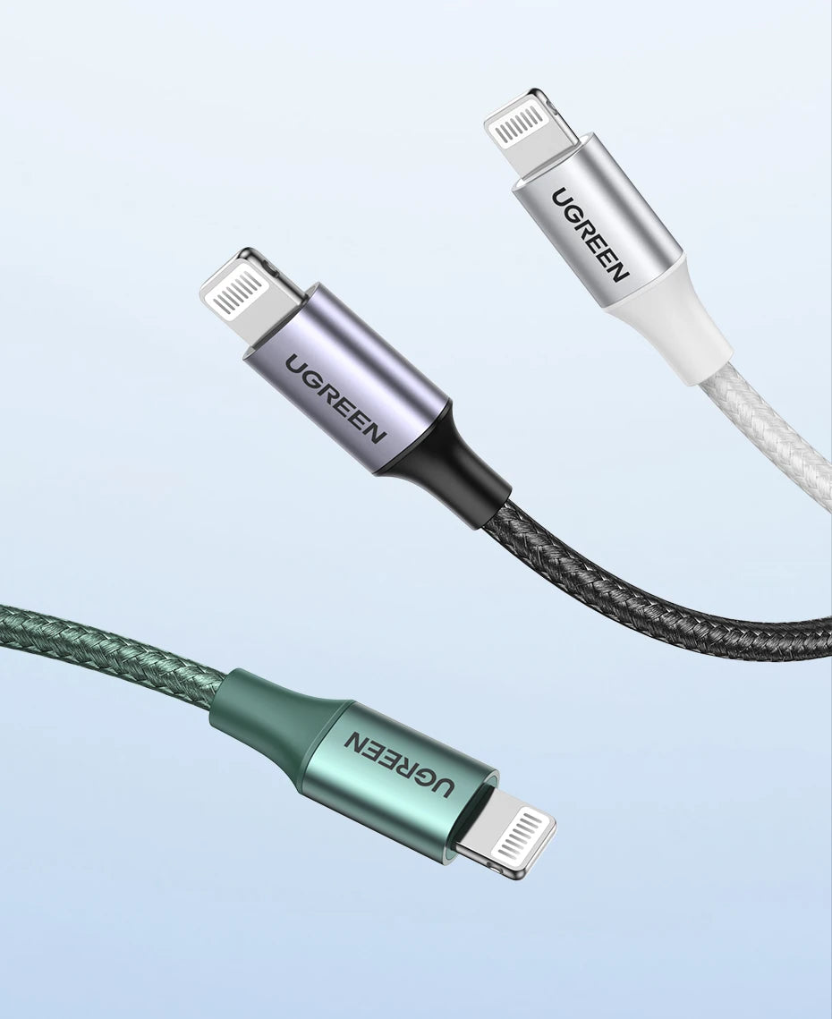 UGREEN MFi USB C to Lightning Cable PD20W Fast Charging for iPhone 14 13 12 Pro Max Mini Data Cable for iPhone for iPad