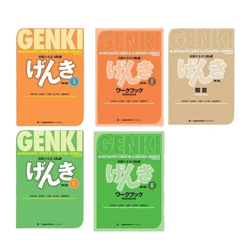 Genki 3rd Edition – An Integrated Course in Elementary Japanese | Textbook & Workbook (English)