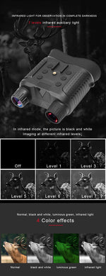 Night Vision Binoculars NV8160 8X Digital Zoom Tactical Helmet Head Mount Goggles Hunting Telescope 4K Infrared Binoculars