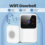 WiFi Doorbell Home Tuya WiFi Wireless Doorbell DC AC Battery Powered Camera Bell with Alex Google Bundle Video Doorbell Camera