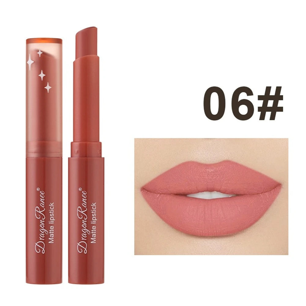 Nude Matte Lipstick Waterproof Lip Sticks Not Fading Sexy Red Velvet Lipsticks for Women Make Up Long Lasting Lip Cosmetics